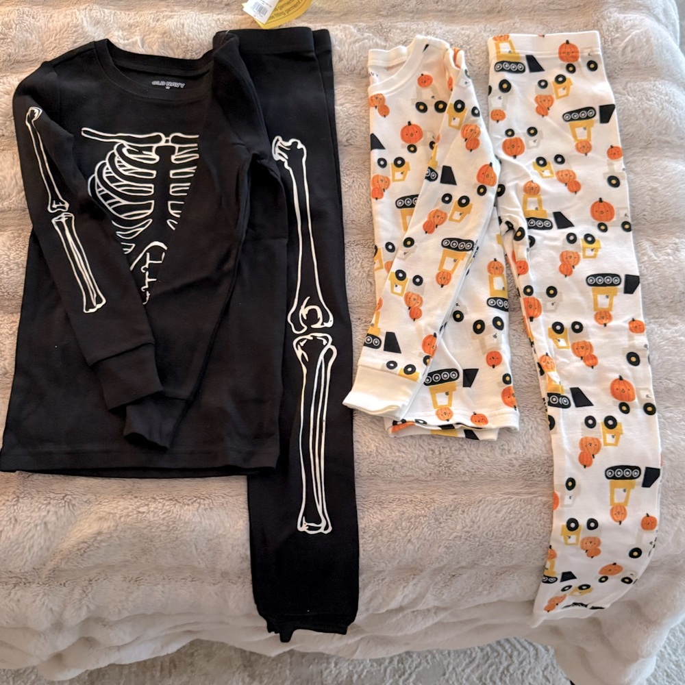 Kid’s Halloween PJ Sets, T-Shirt and Long Sleeve